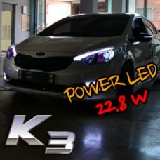EXLED  - 1533L2 POWER LED EYELINE UPGRADE MODULE DIY KIT (2WAY) FOR KIA K3 CERATO 2012-14 MNR